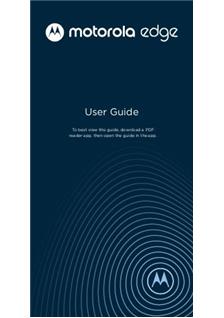 Motorola Edge - 2023 manual. Smartphone Instructions.